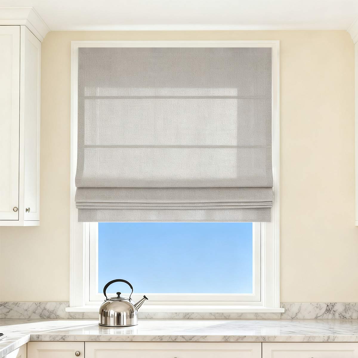 Curtainusa Customized Linen 100% Full Blackout Curtains Shades