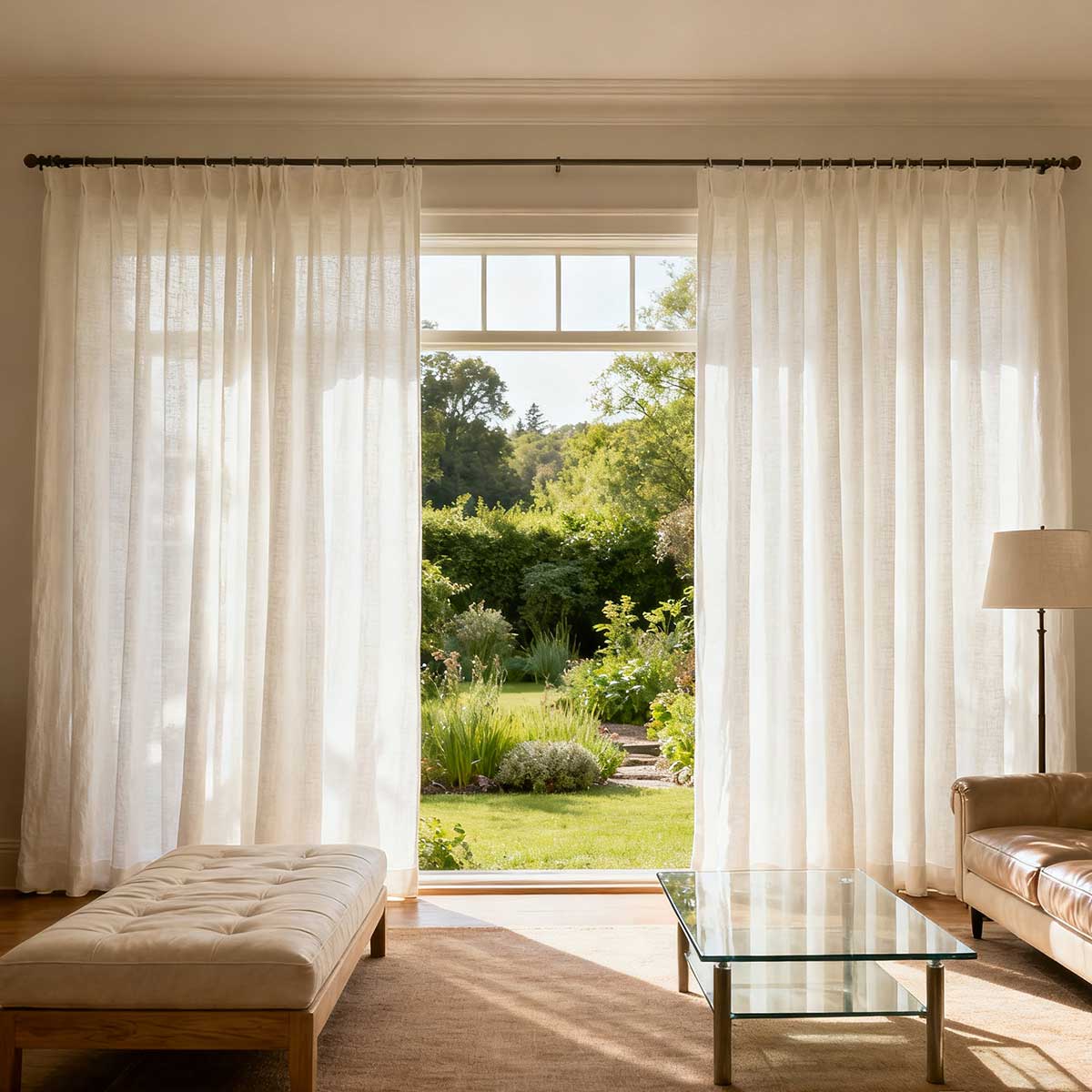 Curtainusa custom linen curtain CU38-5