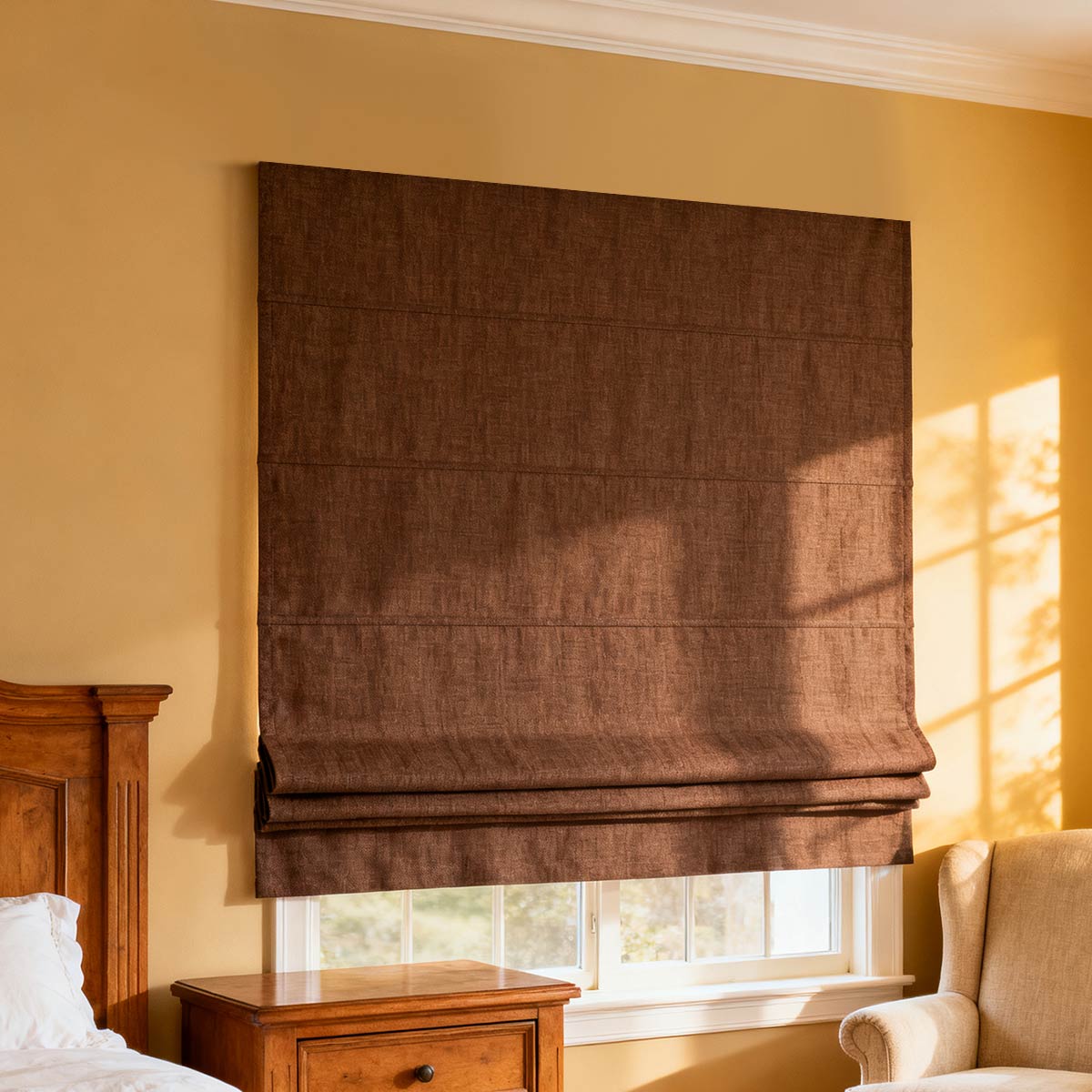 Curtainusa Customized Linen 100% Full Blackout Curtains Shades