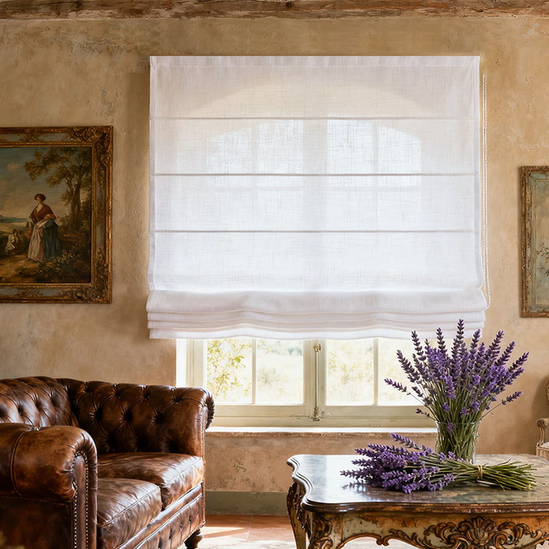 Curtainusa Customized Linen 100% Full Blackout Curtains Shades