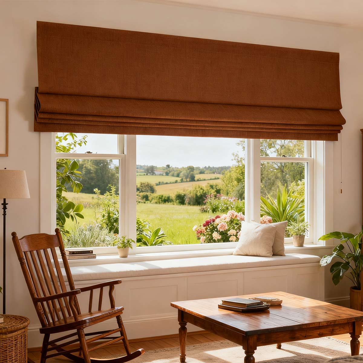 Curtainusa Customized Linen 100% Full Blackout Curtains Shades