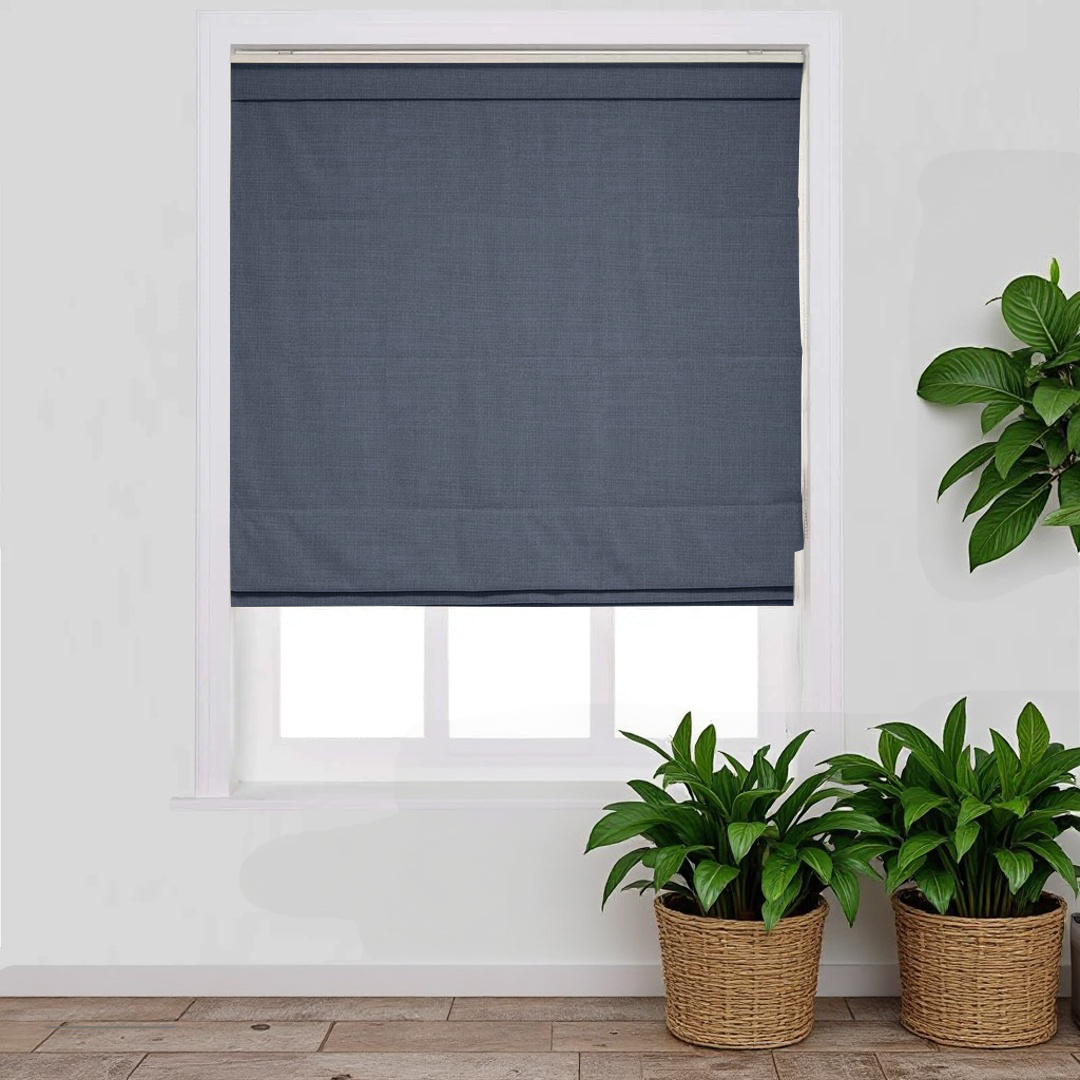 Linen Blend Roman Shade Cordless