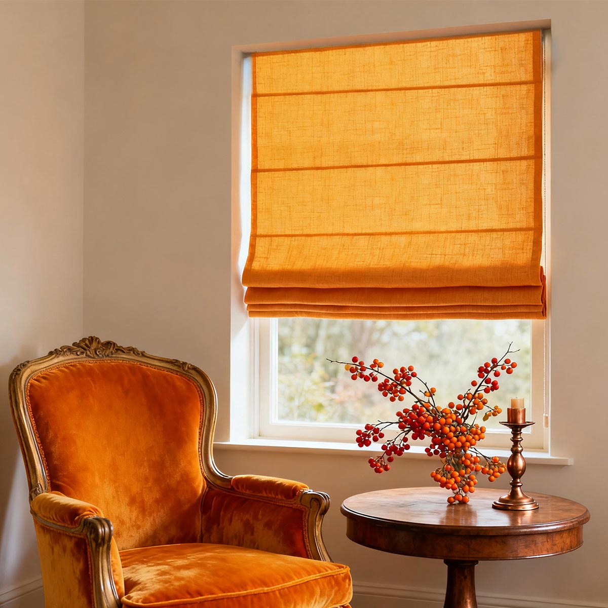 Curtainusa Customized Linen 100% Full Blackout Curtains Shades