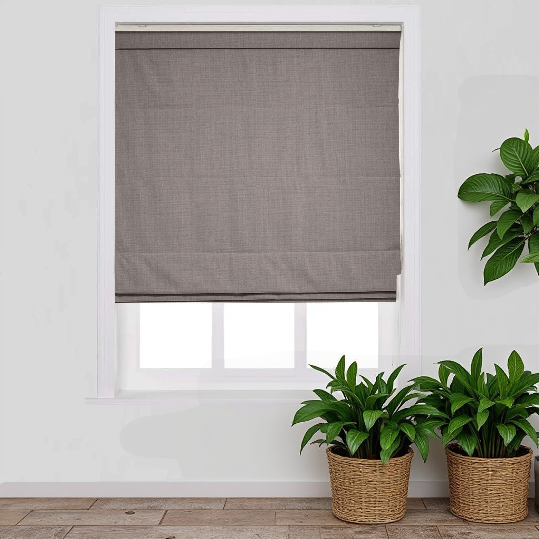Linen Blend Roman Shade Cordless