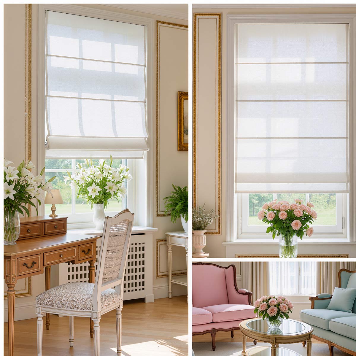 Curtainusa Customized Linen 100% Full Blackout Curtains Shades