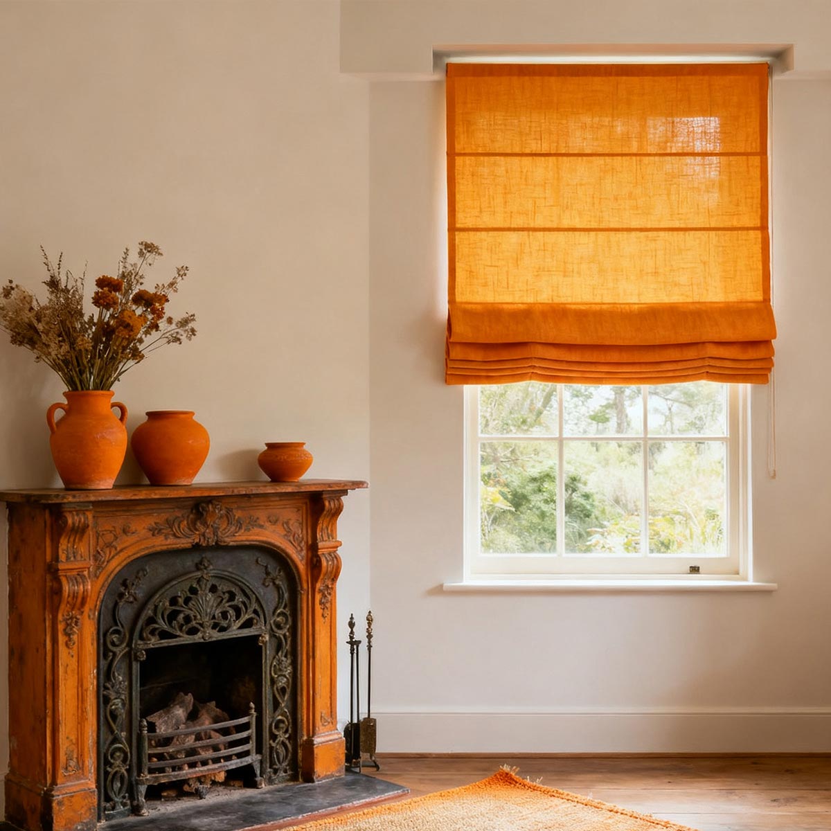 Curtainusa Customized Linen 100% Full Blackout Curtains Shades