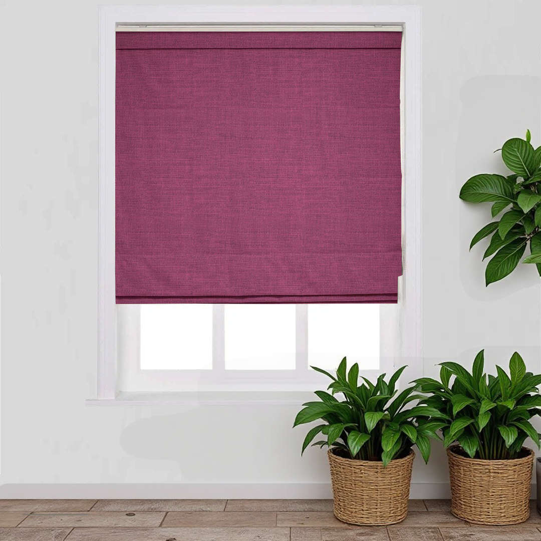 Linen Blend Roman Shade Cordless
