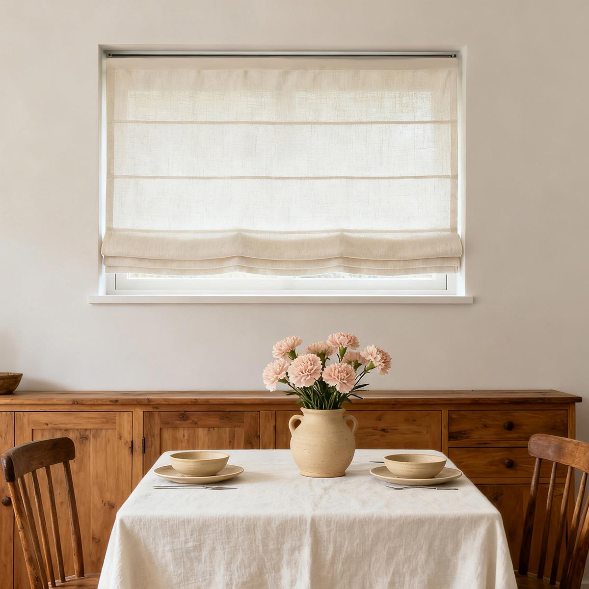 Curtainusa Customized Linen 100% Full Blackout Curtains Shades