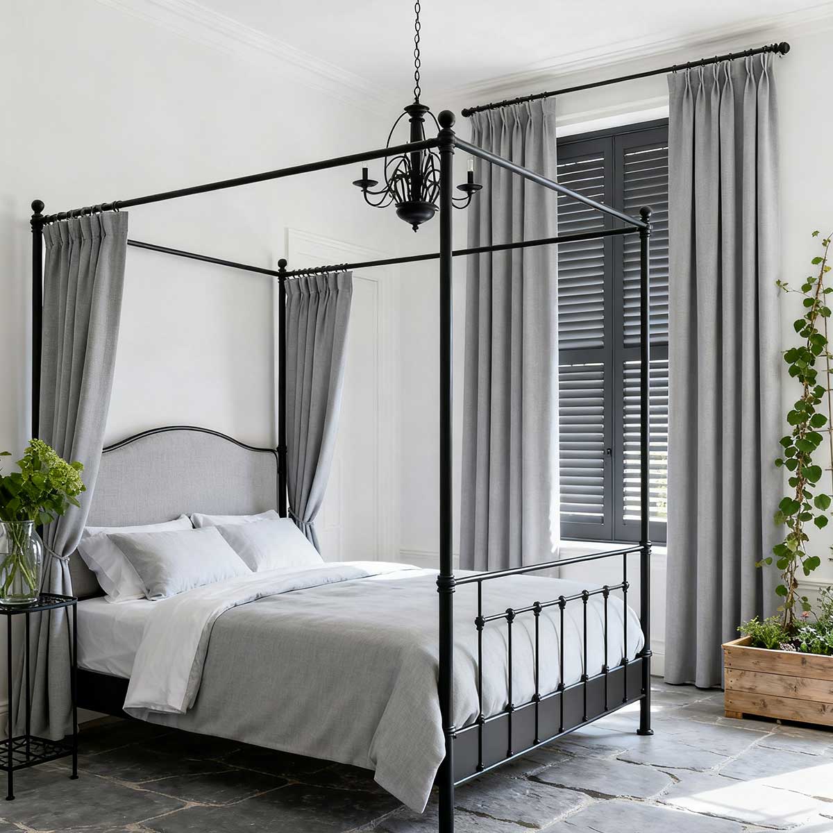 Curtainusa Custom Linen Blackout Drapery Elegant Light Control