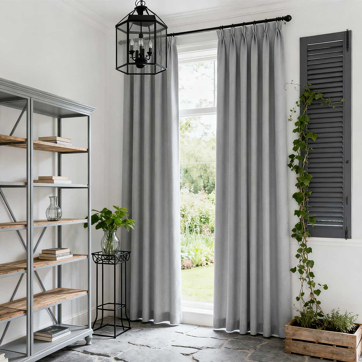 Curtainusa Custom Linen Blackout Drapery Elegant Light Control