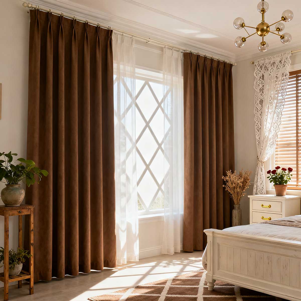 Curtainusa Custom Linen Blackout Drapery Natural Texture