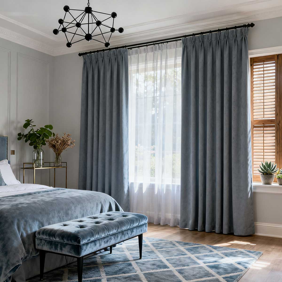 Curtainusa Custom Linen Blackout Drapery Natural Texture