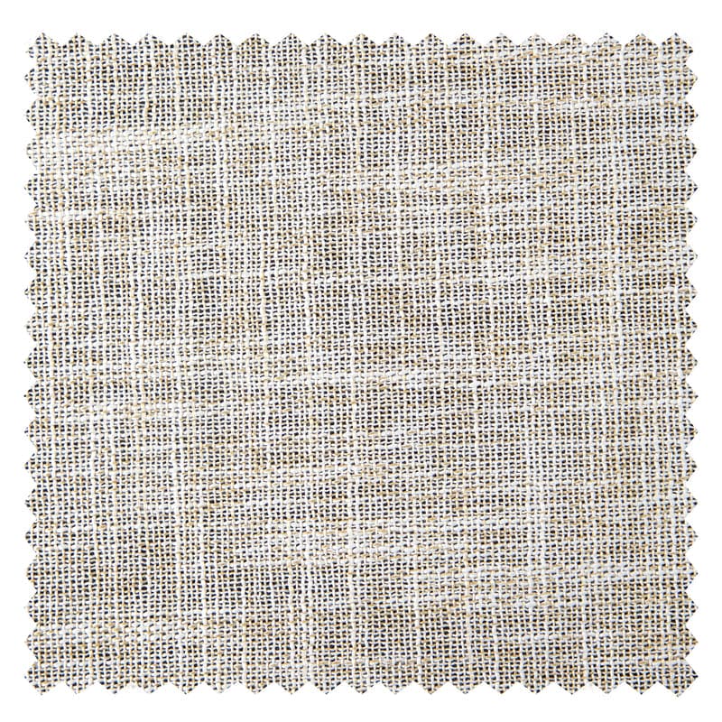 Curtainusa Custom Linen 100% Blackout Roman with Bamboo Texture