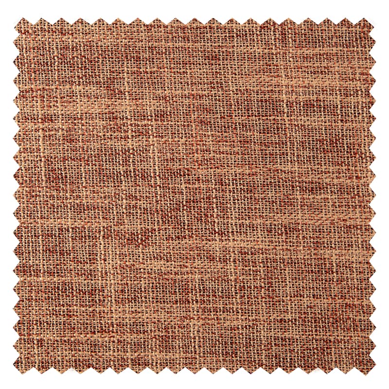 Curtainusa Custom Linen 100% Blackout Roman with Bamboo Texture