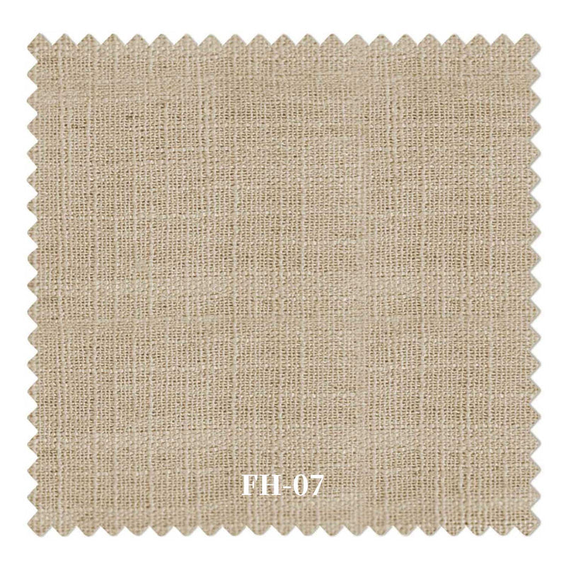 Curtainusa Custom Linen Curtains 100% Full Blackout Roman