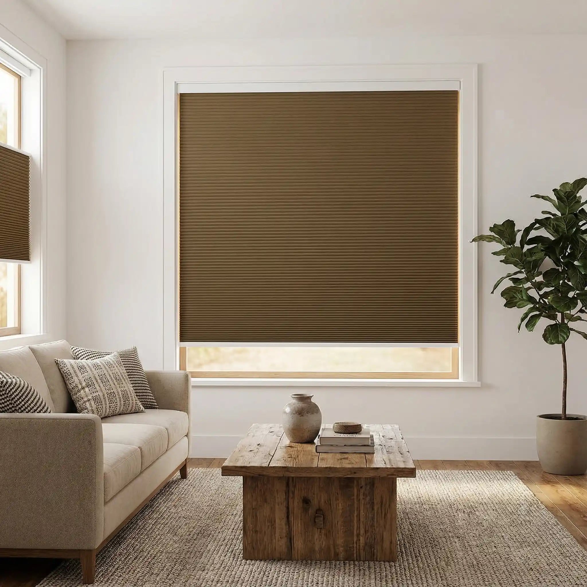Custom 100% blackout Cellular Shades Made to Measure – Energy Efficient Honeycomb Window Treatments