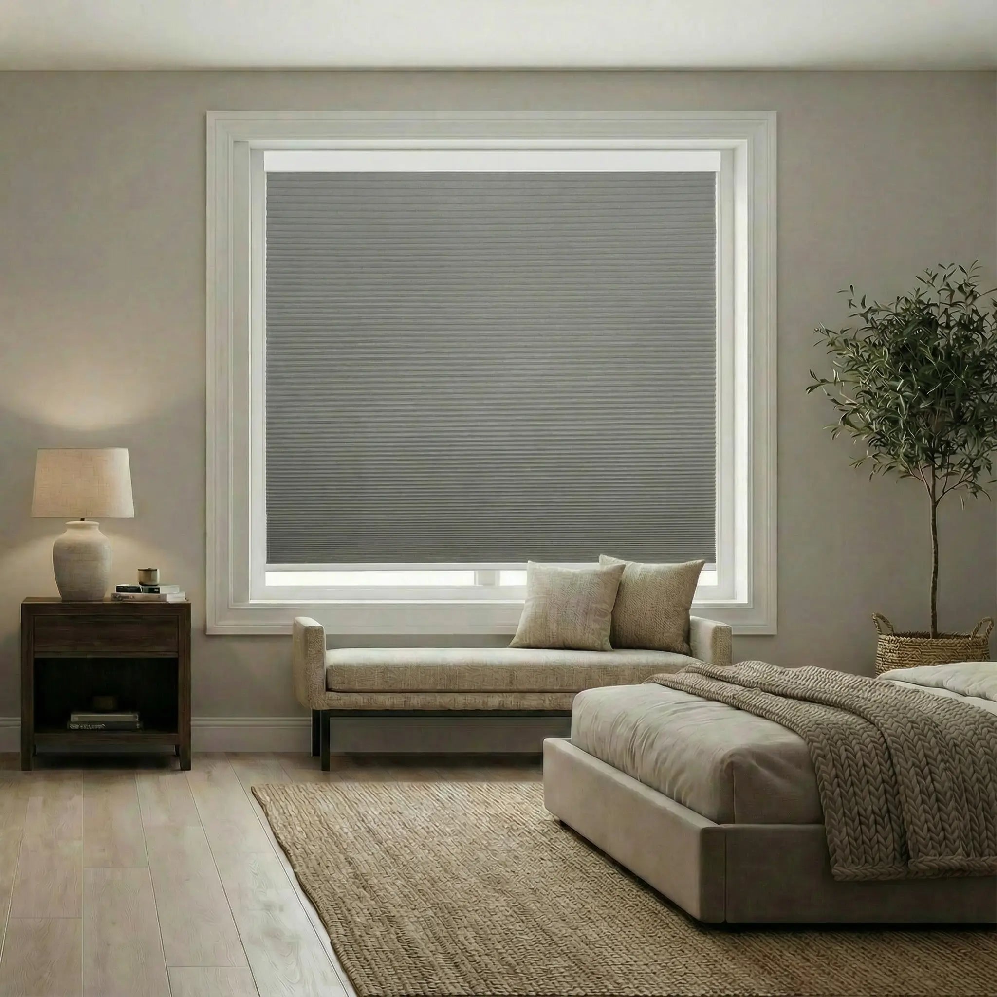 Custom 100% blackout Cellular Shades Made to Measure – Energy Efficient Honeycomb Window Treatments