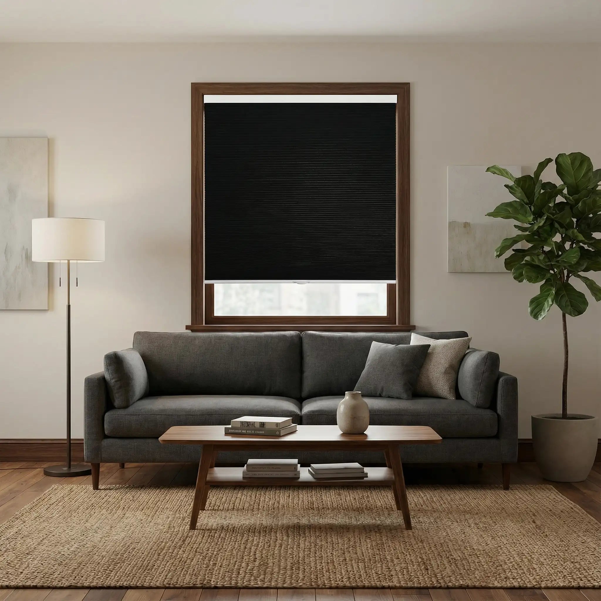 Custom 100% blackout Cellular Shades Made to Measure – Energy Efficient Honeycomb Window Treatments