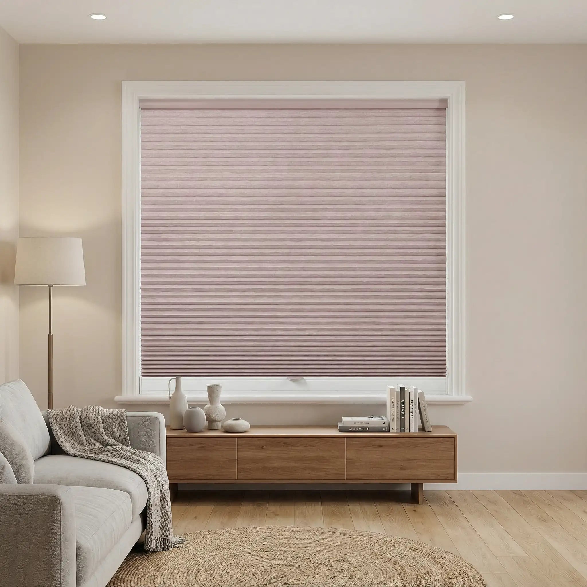 Custom 100% blackout Cellular Shades Made to Measure – Energy Efficient Honeycomb Window Treatments