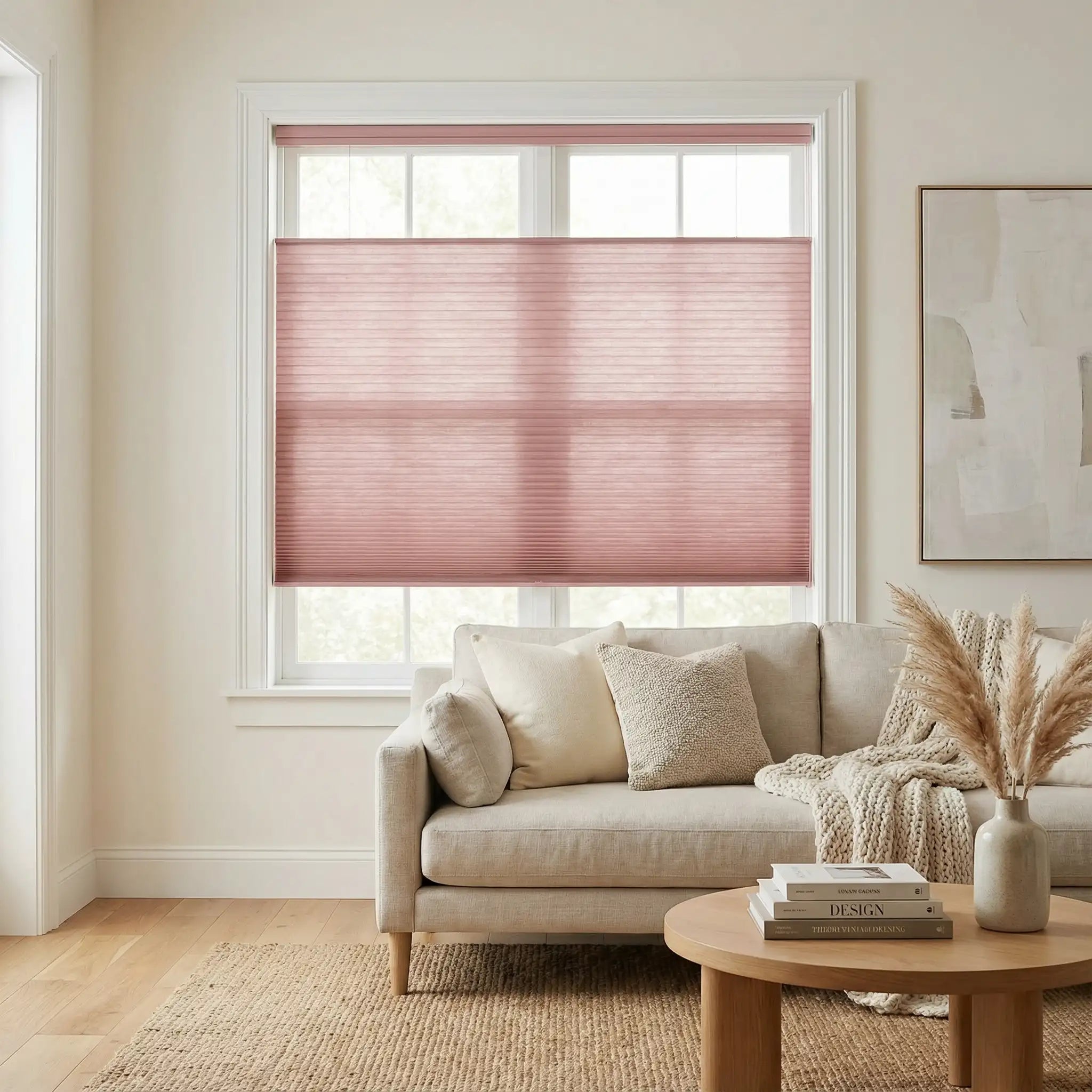 Made-to-Order 50% blackout Cellular Shades – Energy Saving Window Blinds for Any Room