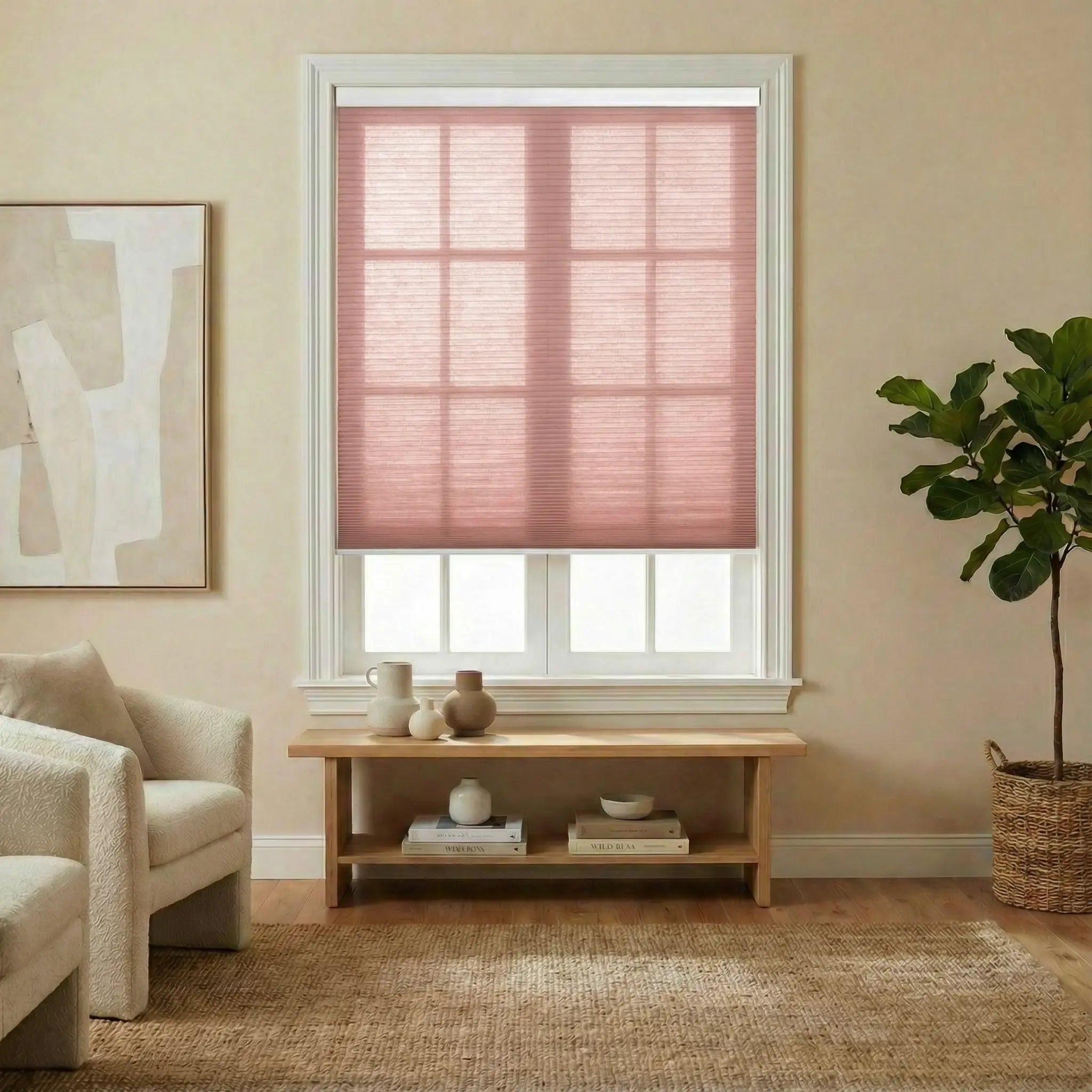 Made-to-Order 50% blackout Cellular Shades – Energy Saving Window Blinds for Any Room