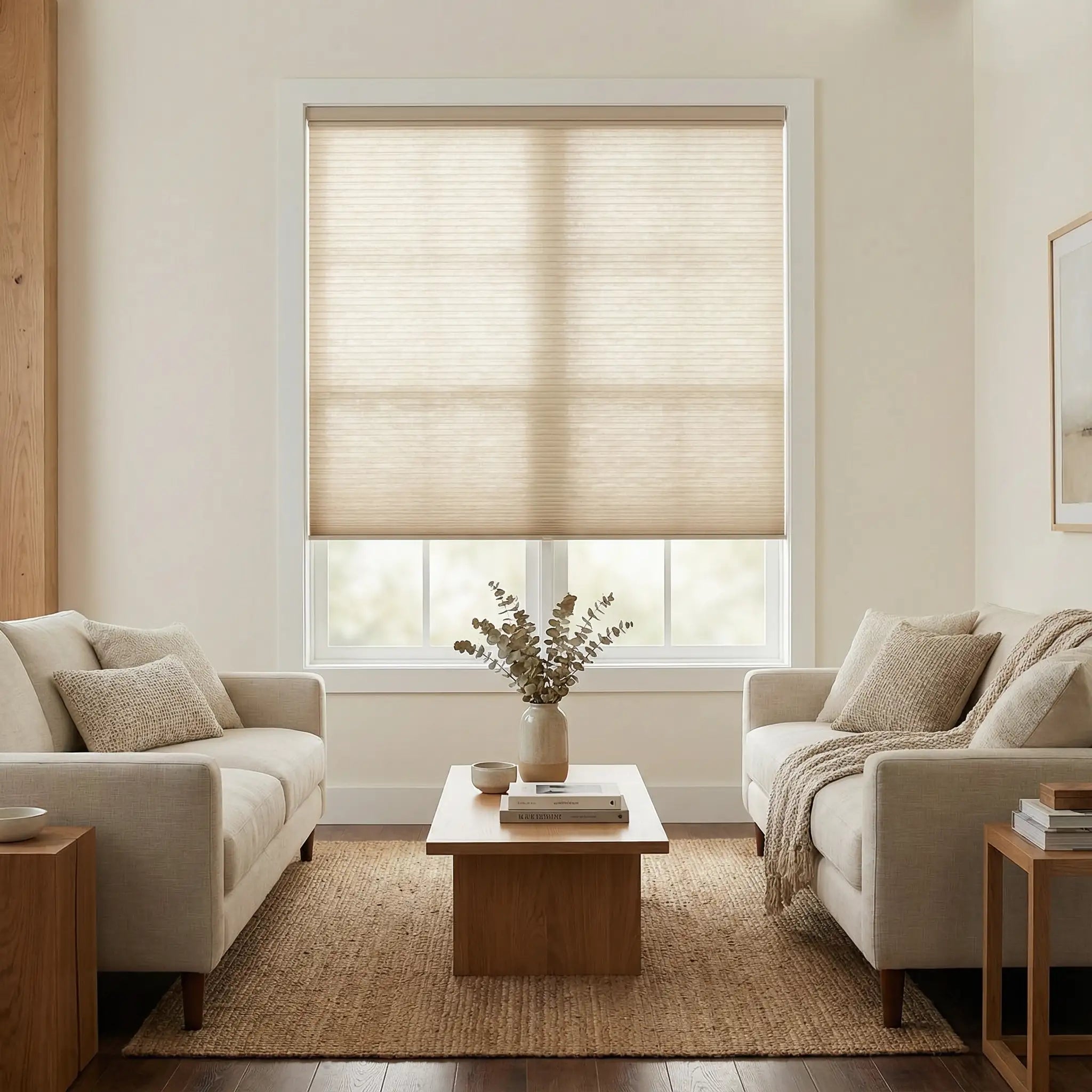 Made-to-Order 50% blackout Cellular Shades – Energy Saving Window Blinds for Any Room