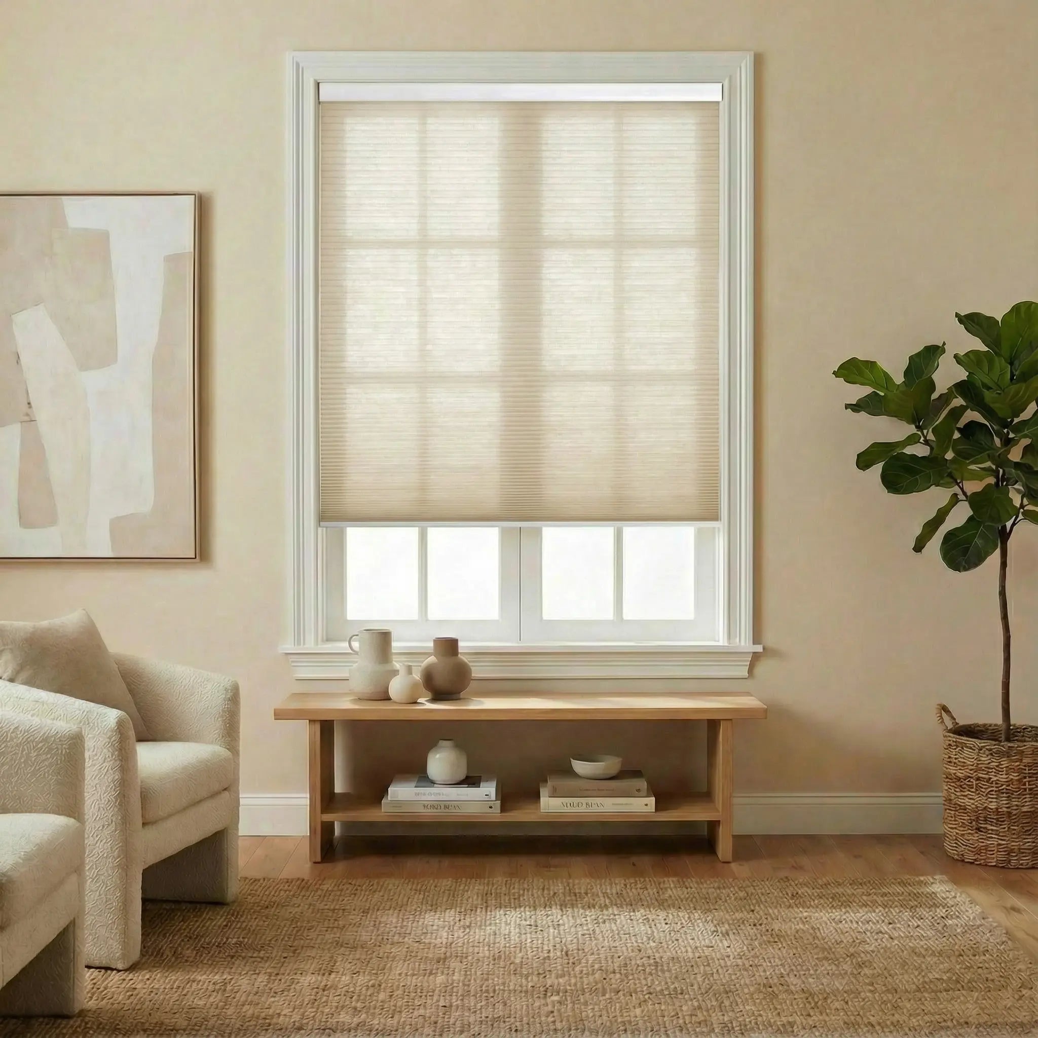 Made-to-Order 50% blackout Cellular Shades – Energy Saving Window Blinds for Any Room