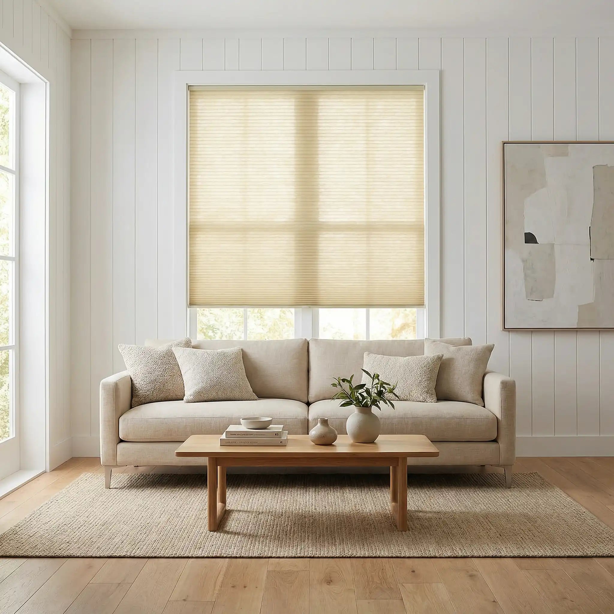 Custom 50% blackout Cellular Window Shades – Stylish Honeycomb Blinds with Privacy and Light Control