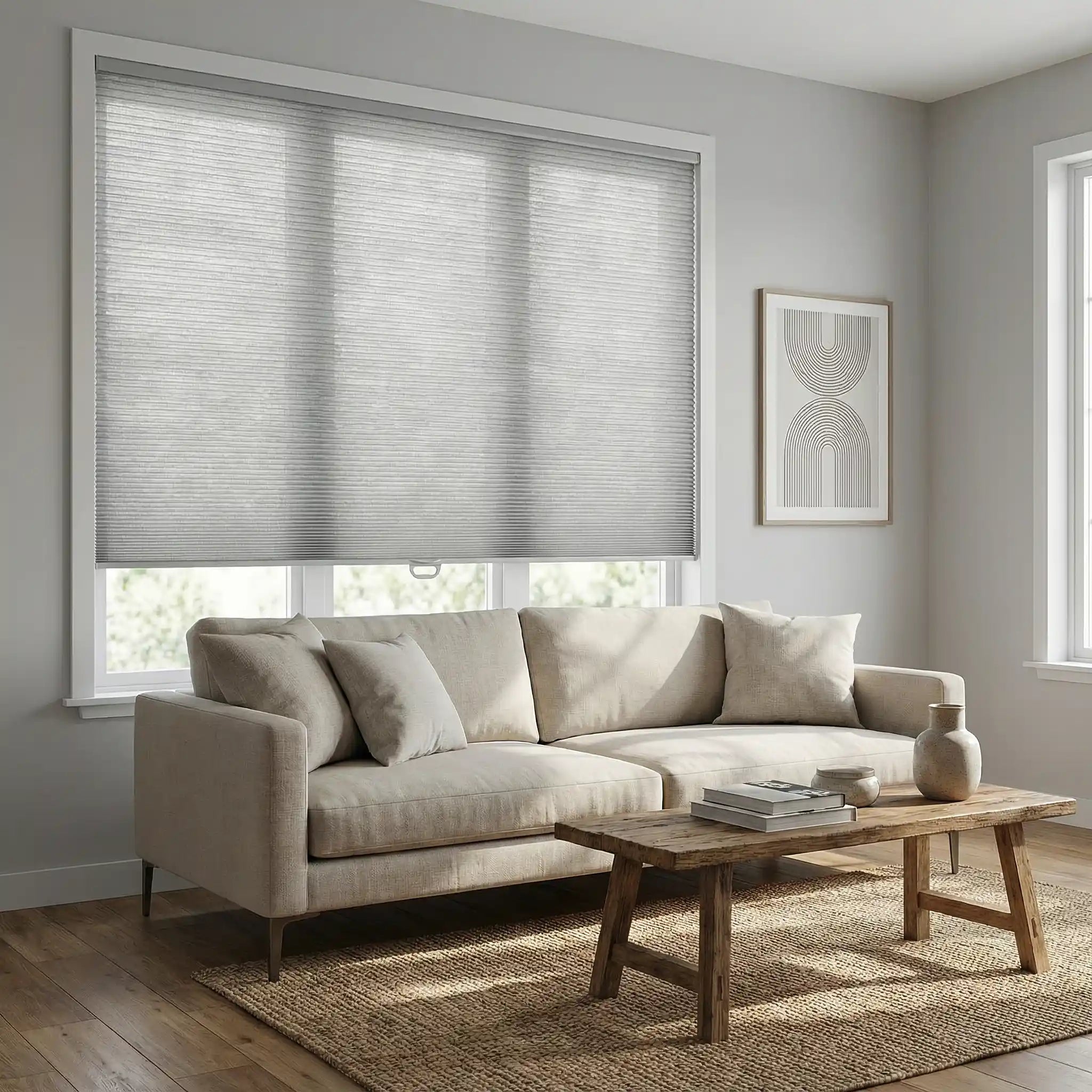 Made-to-Order 50% blackout Cellular Shades – Energy Saving Window Blinds for Any Room