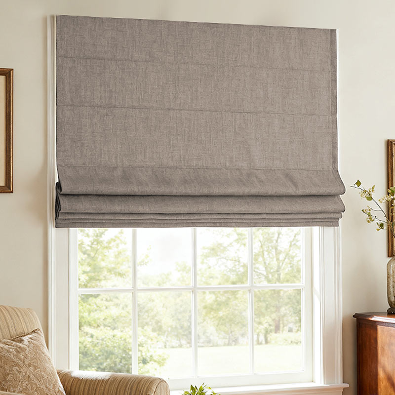 Curtainusa Customized Linen 100% Full Blackout Curtains Shades