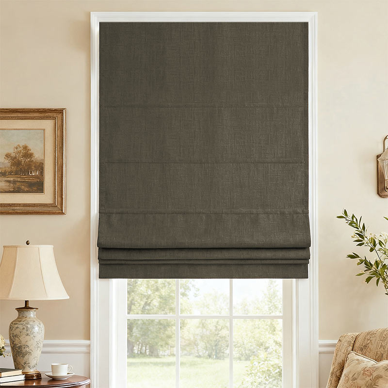 Curtainusa Customized Linen 100% Full Blackout Curtains Shades