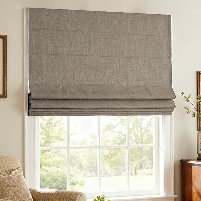 Curtainusa Customized Linen 100% Full Blackout Curtains Shades