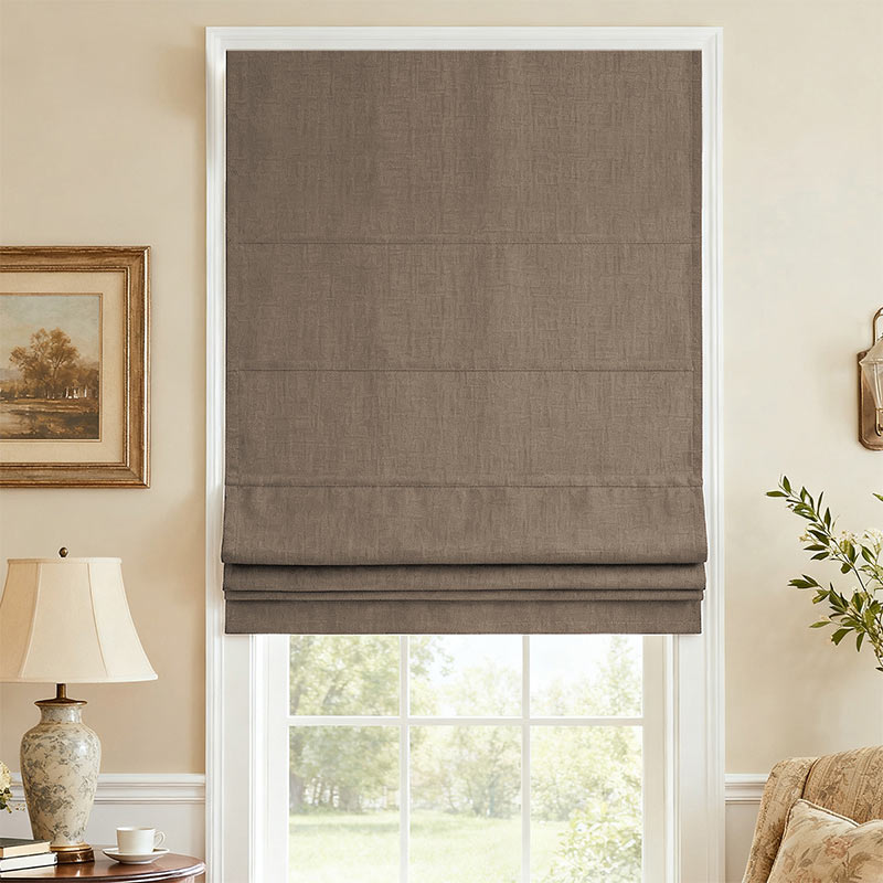 Curtainusa Customized Linen 100% Full Blackout Curtains Shades