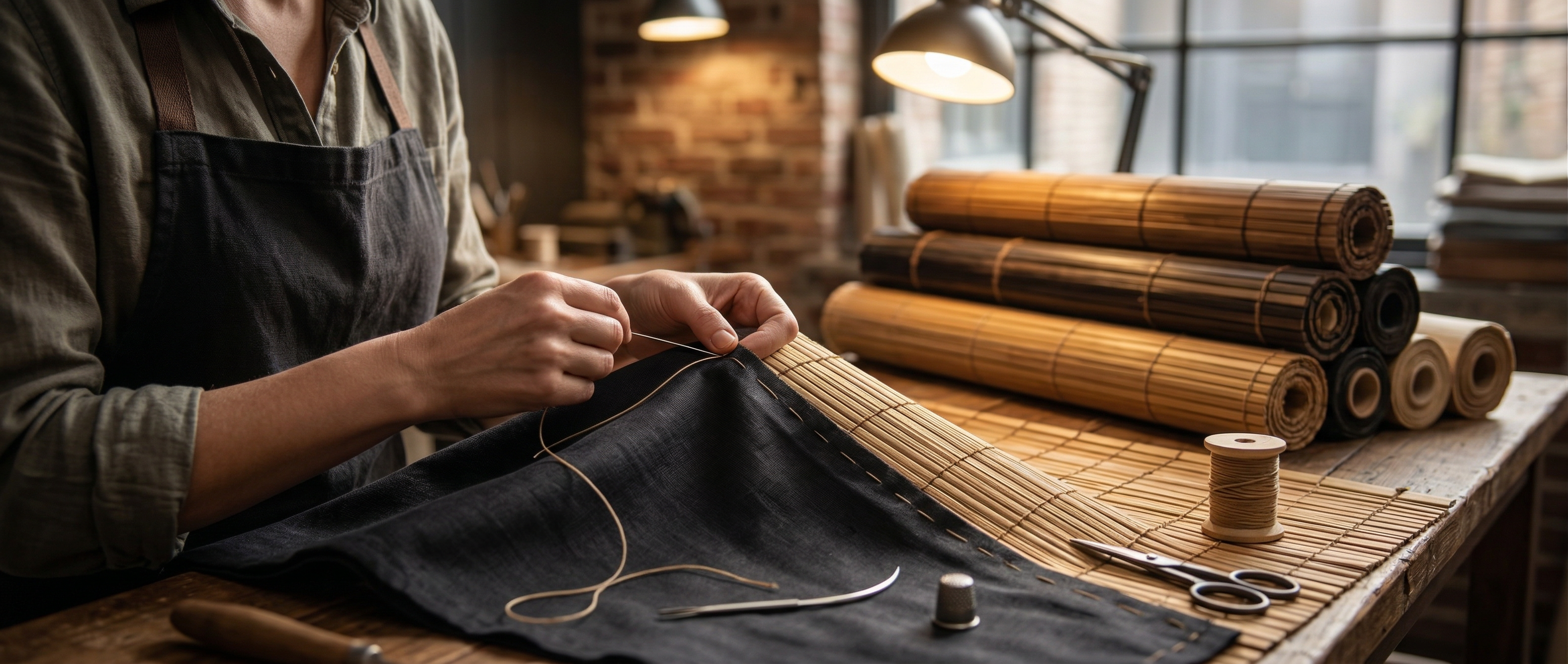 How to Add Blackout Liner to Bamboo Shades