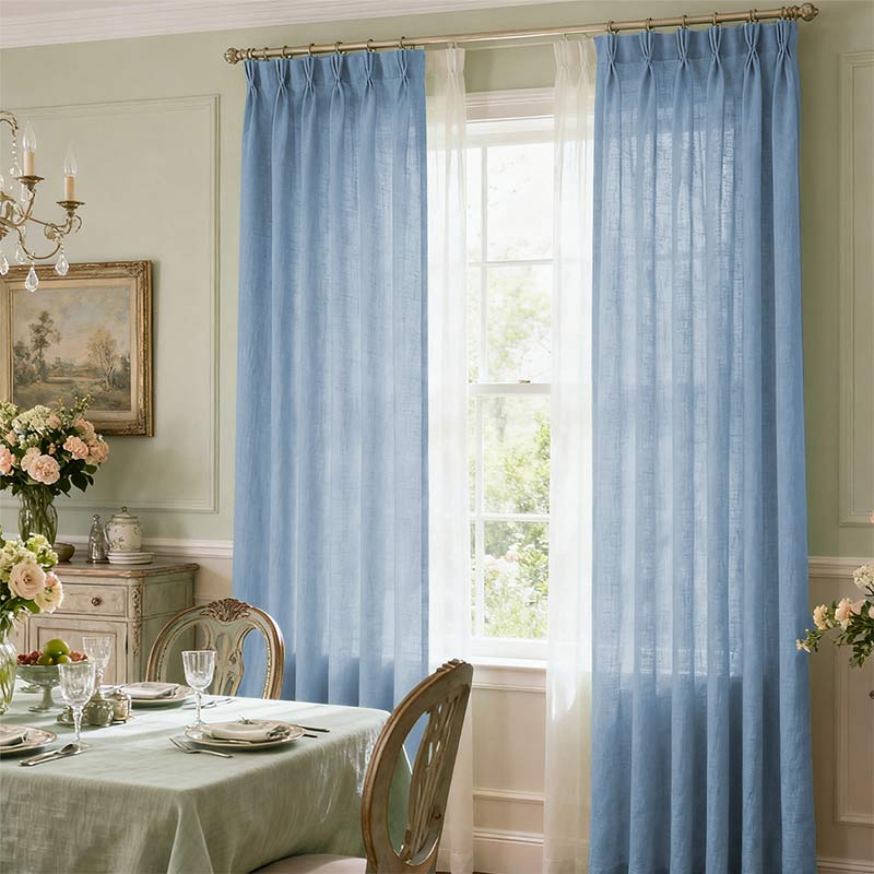 Curtainusa custom linen curtain  CU38-7