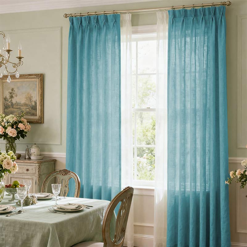 Curtainusa custom linen curtain  CU38-7