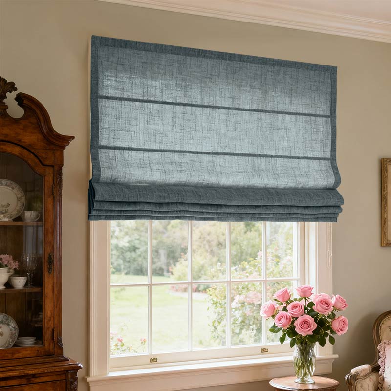 Curtainusa Customized Linen 100% Full Blackout Curtains Shades