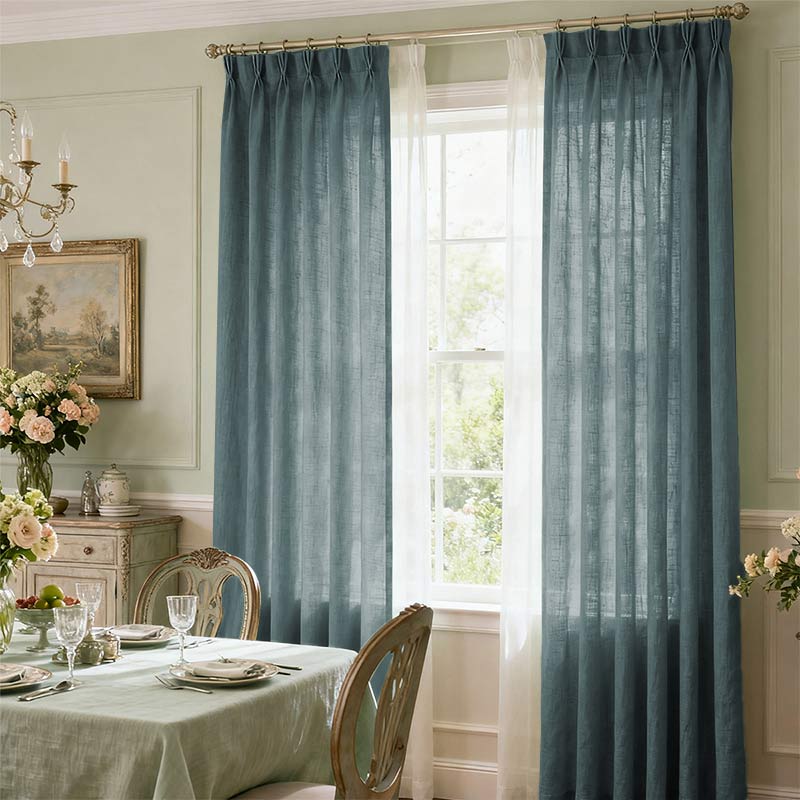 Curtainusa custom linen curtain  CU38-7