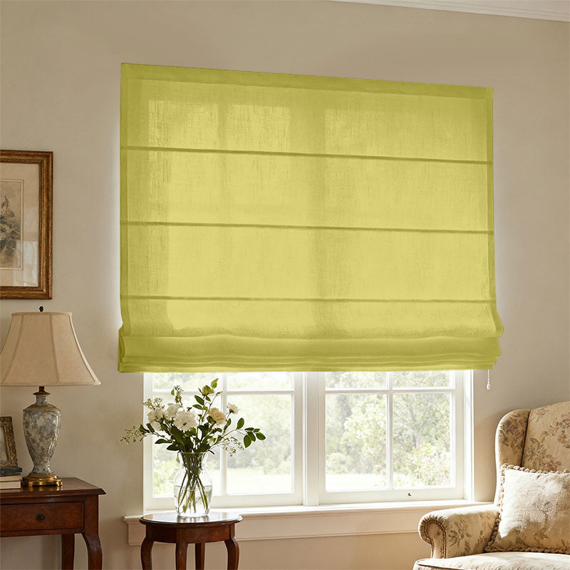 Curtainusa Customized Linen 100% Full Blackout Curtains Shades