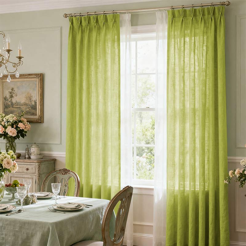 Curtainusa custom linen curtain  CU38-7
