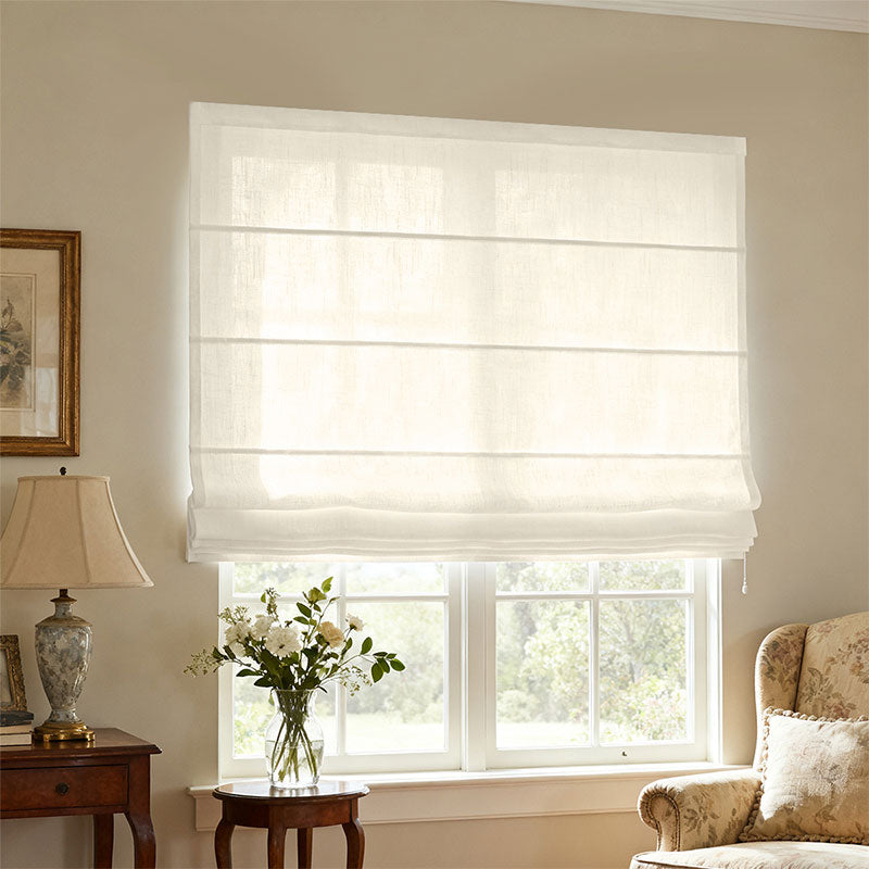 Curtainusa Customized Linen 100% Full Blackout Curtains Shades