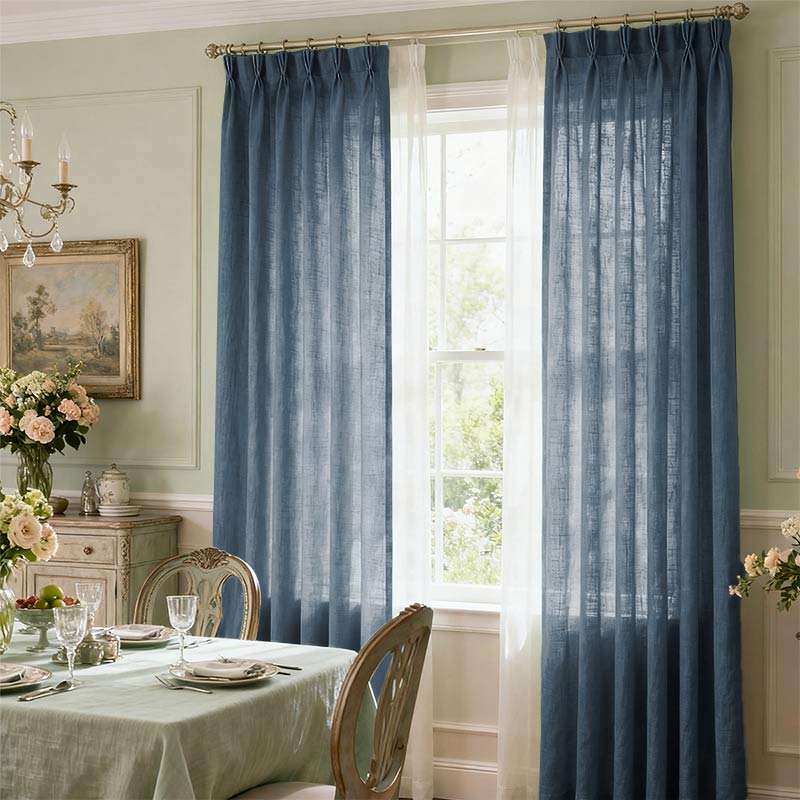 Curtainusa custom linen curtain  CU38-7