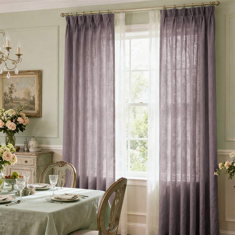Curtainusa custom linen curtain  CU38-7