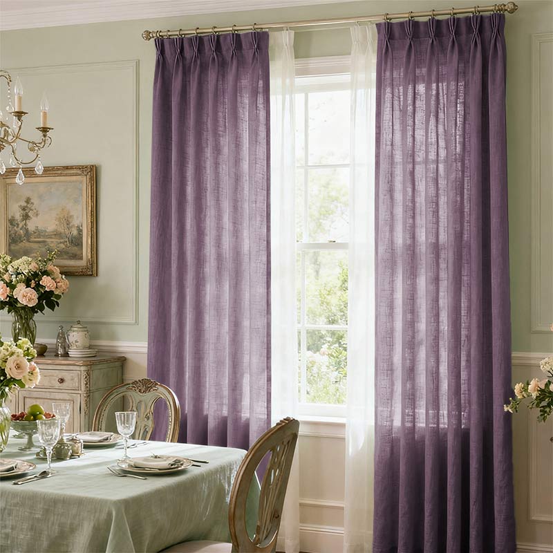 Curtainusa custom linen curtain  CU38-7