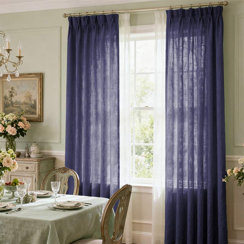 Curtainusa custom linen curtain  CU38-7