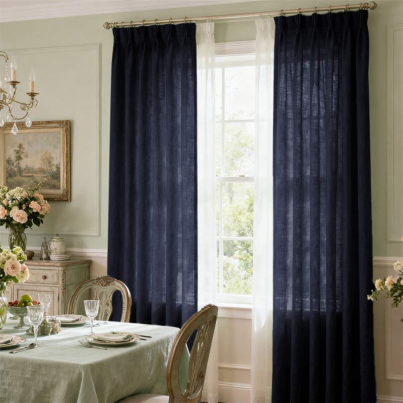 Curtainusa custom linen curtain  CU38-7