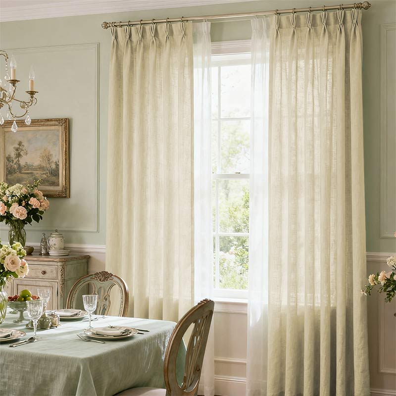 Curtainusa custom linen curtain  CU38-7