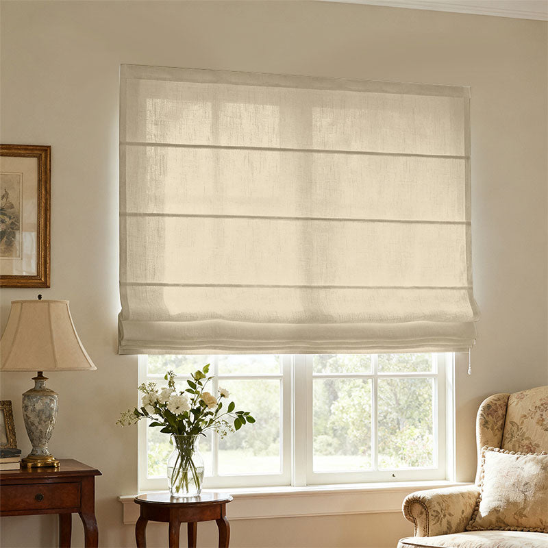 Curtainusa Customized Linen 100% Full Blackout Curtains Shades