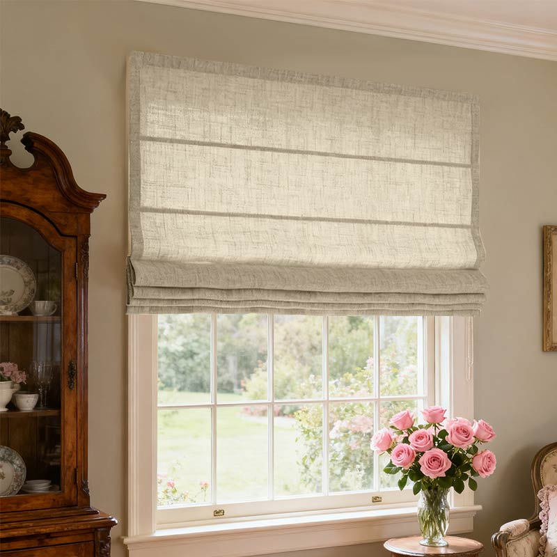 Curtainusa Customized Linen 100% Full Blackout Curtains Shades