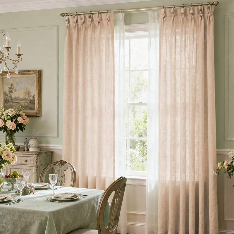 Curtainusa custom linen curtain  CU38-7
